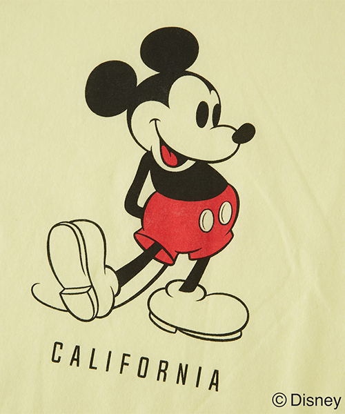 AZUL by moussy(アズールバイマウジー)の「KIDS RIGER MICKEY TEE/キッズリンガーミッキーTシャツ(Tシャツ/カットソー・キッズ・イエロー/ホワイト・100/120/110)」の9枚目の写真