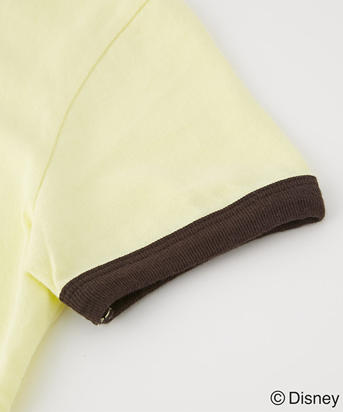 AZUL by moussy(アズールバイマウジー)の「KIDS RIGER MICKEY TEE/キッズリンガーミッキーTシャツ(Tシャツ/カットソー・キッズ・イエロー/ホワイト・100/120/110)」の7枚目の写真