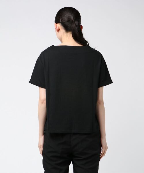 B.I.D.(ビーアイディー)の「BID / 綿混 Cut Tee(Tシャツ/カットソー・レディース・ライトグレー/ブラック/オフホワイト/カーキ・FREE)」の5枚目の写真