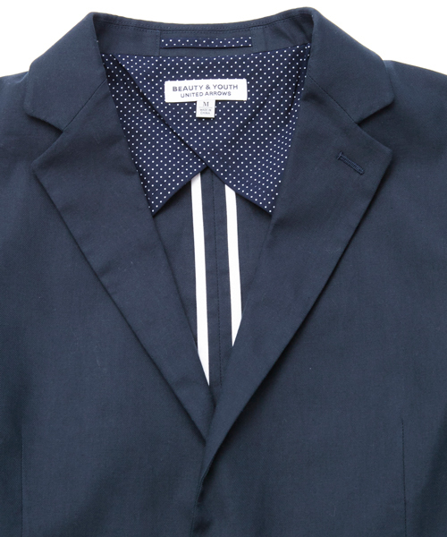 BEAUTY&YOUTH UNITED ARROWS(ビューティーアンドユースユナイテッドアローズ)の「BY ∴ ノッチド 2ボタン ジャケット クォータ-スリーブ(テーラードジャケット・メンズ・グレー/ネイビー・X-LARGE/SMALL/MEDIUM/LARGE)」の13枚目の写真