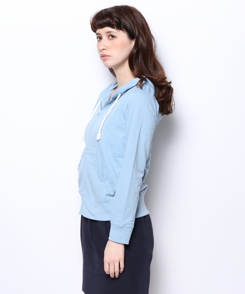 Dip Drops(Dip Drops)の「ミニ裏毛パーカー(パーカー・レディース・ホワイト系/ローズ系/ピンク系/イエロー系/グリーン系/サックスブルー系/ネイビー系/グレー系1・2)」の21枚目の写真