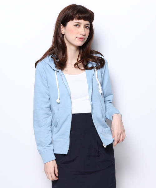 Dip Drops(Dip Drops)の「ミニ裏毛パーカー(パーカー・レディース・ホワイト系/ローズ系/ピンク系/イエロー系/グリーン系/サックスブルー系/ネイビー系/グレー系1・2)」の19枚目の写真