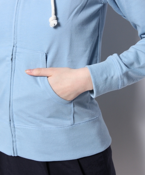 Dip Drops(Dip Drops)の「ミニ裏毛パーカー(パーカー・レディース・ホワイト系/ローズ系/ピンク系/イエロー系/グリーン系/サックスブルー系/ネイビー系/グレー系1・2)」の16枚目の写真