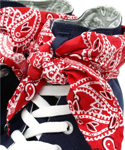CONVERSE(コンバース)の「ALL STAR BANDANA HI/オールスター バンダナ HI(スニーカー・メンズ・ネイビー/ホワイト×ネイビー・9.5/7.5/5/6/9/7/8/4.5/8.5/3/4/6.5/10.5/3.5/5.5)」の7枚目の写真