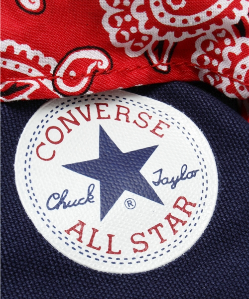 CONVERSE(コンバース)の「ALL STAR BANDANA HI/オールスター バンダナ HI(スニーカー・メンズ・ネイビー/ホワイト×ネイビー・9.5/7.5/5/6/9/7/8/4.5/8.5/3/4/6.5/10.5/3.5/5.5)」の10枚目の写真