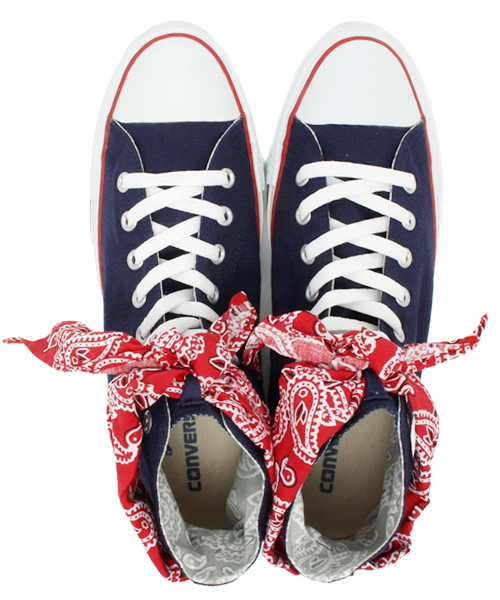 CONVERSE(コンバース)の「ALL STAR BANDANA HI/オールスター バンダナ HI(スニーカー・メンズ・ネイビー/ホワイト×ネイビー・9.5/7.5/5/6/9/7/8/4.5/8.5/3/4/6.5/10.5/3.5/5.5)」の11枚目の写真