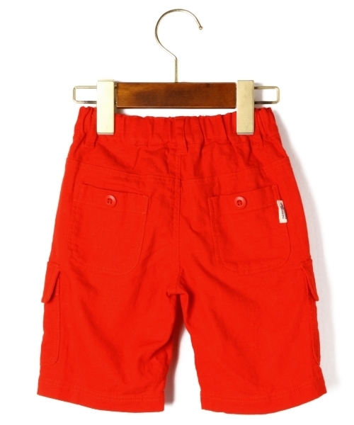 green label relaxing（グリーンレーベルリラクシング）の「【KIDS】コットンリネン カラーパンツ 5分丈 ◆（その他パンツ・キッズ・モカ/ケリー/レッド・105/95/135/115/125）」の9枚目の写真