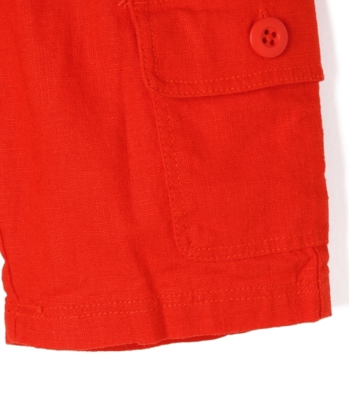 green label relaxing（グリーンレーベルリラクシング）の「【KIDS】コットンリネン カラーパンツ 5分丈 ◆（その他パンツ・キッズ・モカ/ケリー/レッド・105/95/135/115/125）」の6枚目の写真