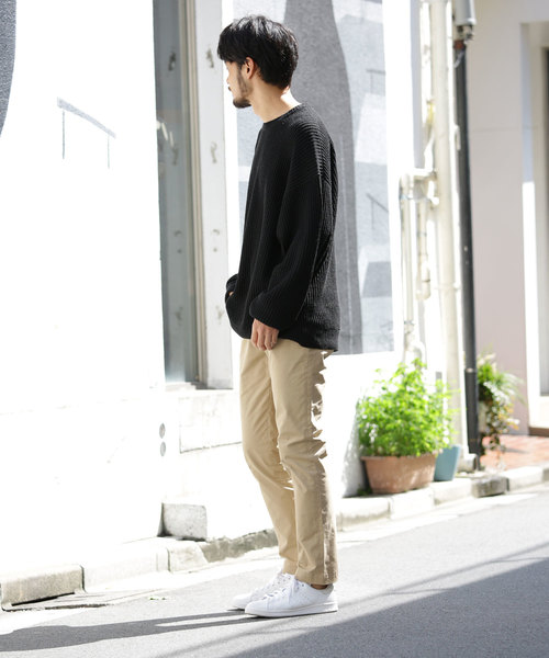 FREAK'S STORE（フリークスストア）の「畦ビッグシルエットニット（ニット/セーター・メンズ・ホワイト/ブラック/ブラウン・マルチサイズ）」の7枚目の写真