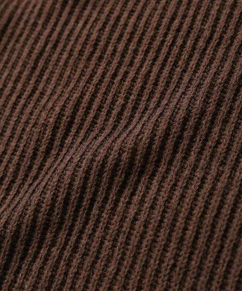 FREAK'S STORE（フリークスストア）の「畦ビッグシルエットニット（ニット/セーター・メンズ・ホワイト/ブラック/ブラウン・マルチサイズ）」の15枚目の写真