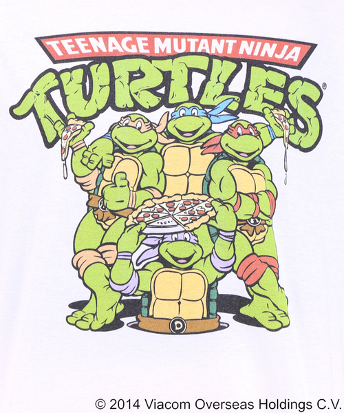 WEGO（ウィゴー）の「WEGO/オリジナルTシャツ(タートルズ)（Tシャツ/カットソー・レディース・ホワイト/ブラック・FREE）」の4枚目の写真