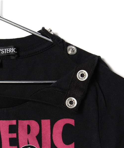 JOEY HYSTERIC(ジョーイヒステリック)の「WEEKEND GIRL pt T-SH(Tシャツ/カットソー・キッズ・キナリ/ブラック・SMALL/X-SMALL/MEDIUM)」の5枚目の写真