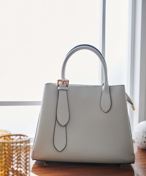 美品✩.*˚EDITA ブラウン ハンドバッグ Edit Sheen ハンドバッグ 「High-Line」ワンハンドルミニ