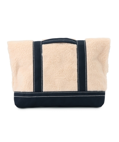 Ray BEAMS（レイビームス）の「【Marisol11月号掲載】20/80 / ボア フリース クラッチバッグ（クラッチバッグ・レディース・アイボリー/グレー・ONE SIZE）」の19枚目の写真