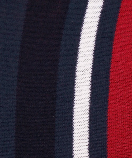 Beautiful Harmony（ビューティフルハーモニー）の「ストライプ クルー ニット（ニット/セーター・メンズ・ブラック/ベージュ/ネイビー・LARGE/MEDIUM/X-LARGE）」の6枚目の写真