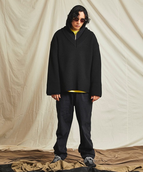 MAISON SPECIAL 波模様オーバーサイズニット maison special ニットオーバーサイズ