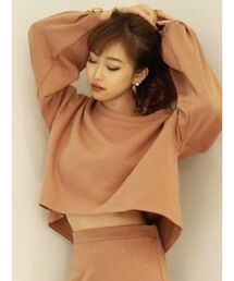 RESEXXY | 裏毛オーバートップス(Tシャツ/カットソー)