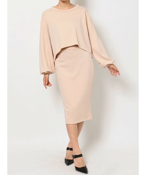 RESEXXY（リゼクシー）の「裏毛オーバートップス（Tシャツ/カットソー・レディース・ブラック/ピンク/アイボリー・FREE）」の11枚目の写真