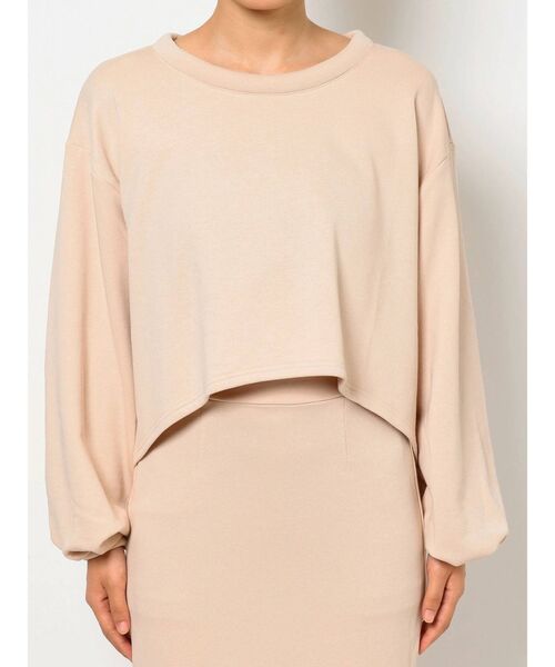 RESEXXY（リゼクシー）の「裏毛オーバートップス（Tシャツ/カットソー・レディース・ブラック/ピンク/アイボリー・FREE）」の12枚目の写真