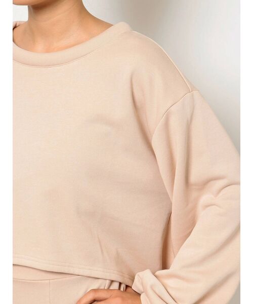 RESEXXY（リゼクシー）の「裏毛オーバートップス（Tシャツ/カットソー・レディース・ブラック/ピンク/アイボリー・FREE）」の19枚目の写真