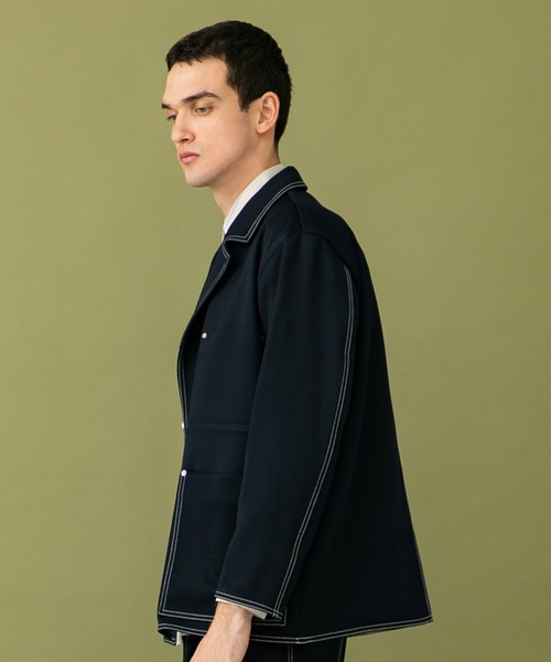 UNITED TOKYO（ユナイテッドトウキョウ）の「ダブルクロス ＢＯＸ ジャケット/セットアップ（テーラードジャケット・メンズ・ネイビー・1/2/3）」の12枚目の写真