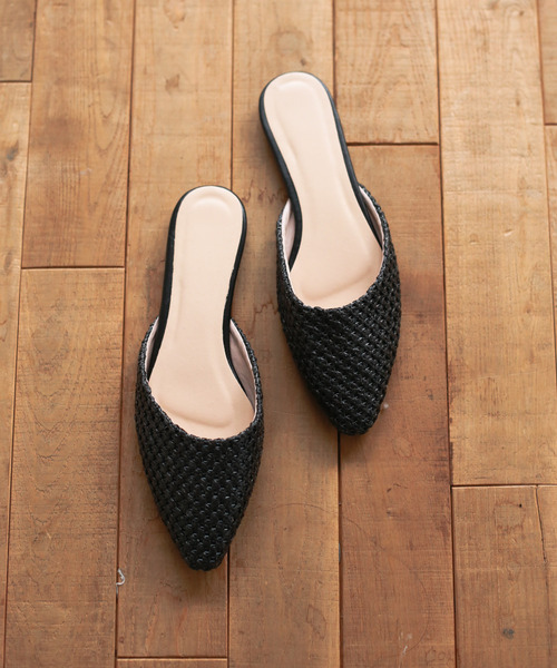 Auntie Rosa Holiday(アンティローザホリデー)の「フラットサンダル(サンダル・レディース・ブラック・MEDIUM)」の2枚目の写真