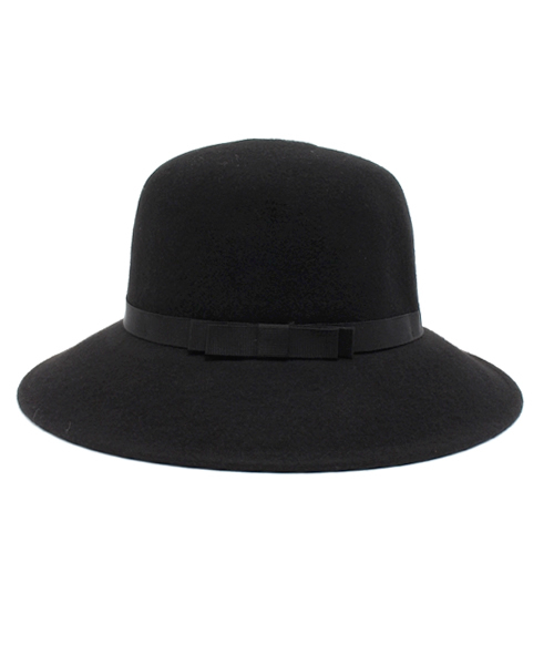 ROSE BUD（ローズバッド）の「(HATS & DREAMS)45604/E/534 FELT HAT（ハット・レディース・ブラック/グリーン系その他/ボルドー・ONE SIZE）」の4枚目の写真