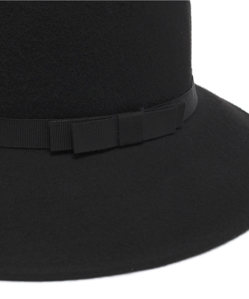 ROSE BUD（ローズバッド）の「(HATS & DREAMS)45604/E/534 FELT HAT（ハット・レディース・ブラック/グリーン系その他/ボルドー・ONE SIZE）」の5枚目の写真