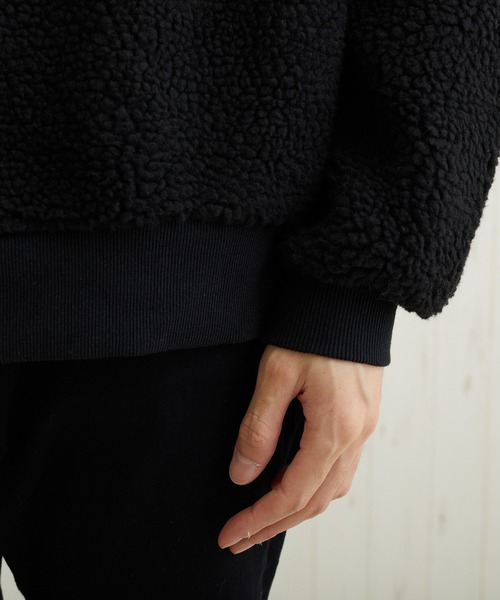 B.I.D.(ビーアイディー)の「《ISLAND PEAK》ボアBIGプルパーカー(パーカー・レディース・マルチ/ホワイト/カーキ/ダークグリーン/キャメル/ベージュ系その他/ブラック/ライトパープル/ベージュ・X-LARGE/MEDIUM/LARGE)」の16枚目の写真