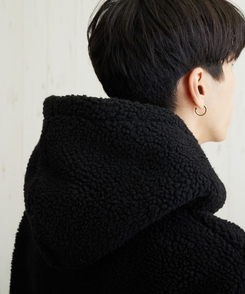 B.I.D.(ビーアイディー)の「《ISLAND PEAK》ボアBIGプルパーカー(パーカー・レディース・マルチ/ホワイト/カーキ/ダークグリーン/キャメル/ベージュ系その他/ブラック/ライトパープル/ベージュ・X-LARGE/MEDIUM/LARGE)」の19枚目の写真