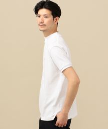 現行モデル マンシングウェア モックネック 半袖 ホワイト メンズ 希少サイズ Munsingwear マンシングウェア メンズ 半袖 シャツ 日本製