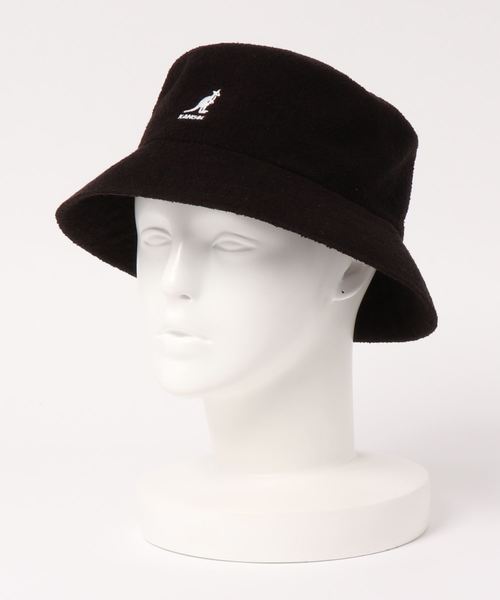 KANGOL（カンゴール）の「KANGOL BermudaBucket（ハット・メンズ・ブラック/ホワイト・FREE）」の2枚目の写真