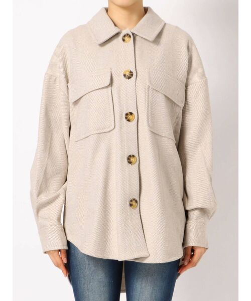 RESEXXY（リゼクシー）の「ヘリンボーンCPOジャケット（その他アウター・レディース・ベージュ/グレー・FREE）」の17枚目の写真