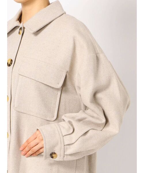 RESEXXY（リゼクシー）の「ヘリンボーンCPOジャケット（その他アウター・レディース・ベージュ/グレー・FREE）」の21枚目の写真