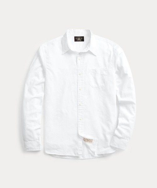 RRL ダブルアールエル  OWYHEE WORK SHIRT チンスト マチ付き ユニオンチケット ストライプ ワークシャツ メンズ XS 一つ星 AG