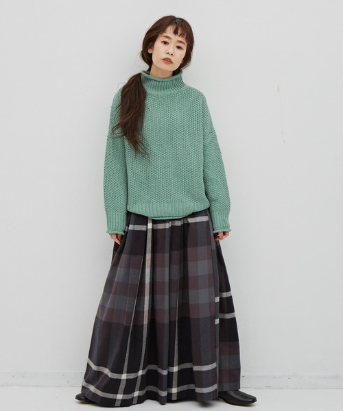 Katie ルーズニット セール】【cheriella】メッシュ風ルーズニット ショート丈