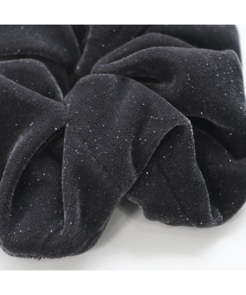 flower（フラワー）の「シャイニーベルベットシュシュ（シュシュ・レディース・ブラック/グレー・FREE）」の22枚目の写真