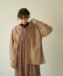 earth music&ecology | COTTON USAミリタリーシャツブルゾン ＊＊(ブルゾン)