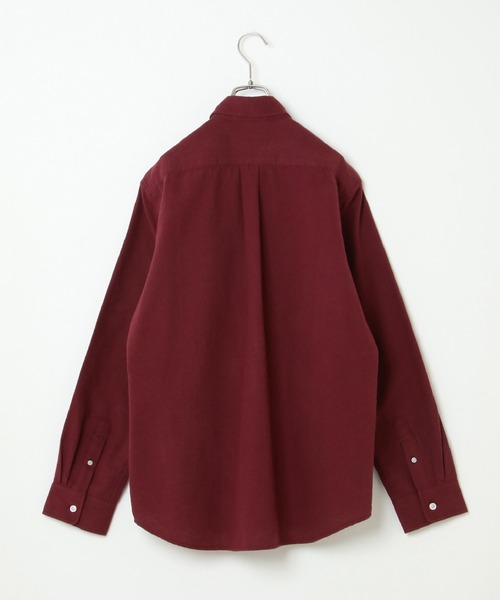 ikka(イッカ)の「ネルニット切り替えシャツ(シャツ/ブラウス・メンズ・ワイン/ネイビー/ブラウン・S/M/L/XL)」の9枚目の写真