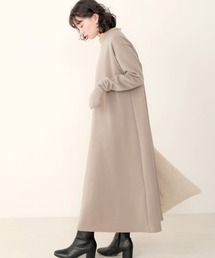 【WEB限定】裏起毛バックスリットロングワンピース