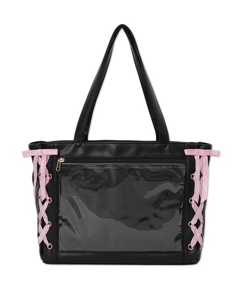 刺さない痛バ シート 土台 WEGO 痛バッグ レースアップ痛バッグ WEGO/【Sサイズ】レースアップ痛バッグ（トートバッグ）｜WEGO