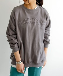 Auntie Rosa Holiday | 【Holiday】◆2021.SS◆エンボスプリントルーズスエット(スウェット)