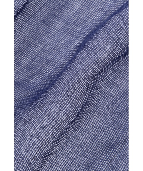 human woman（ヒューマンウーマン）の「◆オリジナルリネンストール（ストール/ショール・レディース・ネイビー/イエロー/ベージュ・ﾌﾘ-）」の4枚目の写真