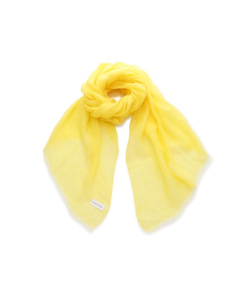 human woman（ヒューマンウーマン）の「◆オリジナルリネンストール（ストール/ショール・レディース・ネイビー/イエロー/ベージュ・ﾌﾘ-）」の9枚目の写真