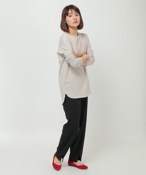 LBC（エルビーシー）の「USAコットンフォトロンT（Tシャツ/カットソー・レディース・チャコールグレー/ミント/ホワイト・M/L）」の18枚目の写真