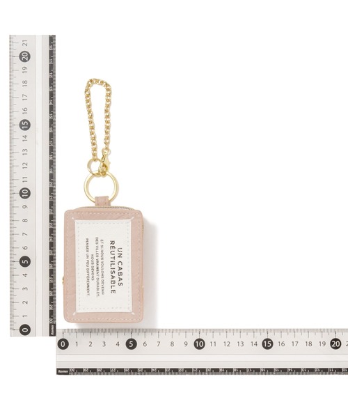 Francfranc（フランフラン）の「バッグチャームエコバッグ タイポ ライトベージュ（エコバッグ/サブバッグ・レディース・ライトベージュ・FREE）」の8枚目の写真