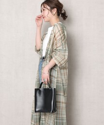 FREAK'S STORE | ▽【WEB限定】2WAYボイルチェックシアーシャツワンピース(シャツワンピース)