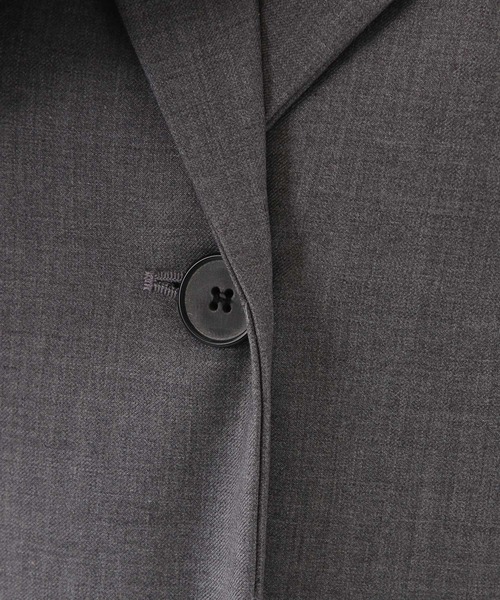 ROCKET x LUNCH（ロケットアンドランチ）の「ROCKET×LUNCH／RAWカットジャケット　2932525（テーラードジャケット・レディース・ブラック/グレー・SMALL）」の8枚目の写真