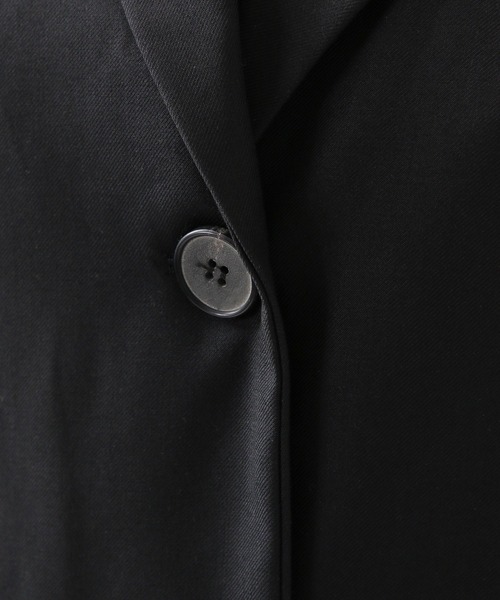 ROCKET x LUNCH（ロケットアンドランチ）の「ROCKET×LUNCH／RAWカットジャケット　2932525（テーラードジャケット・レディース・ブラック/グレー・SMALL）」の11枚目の写真