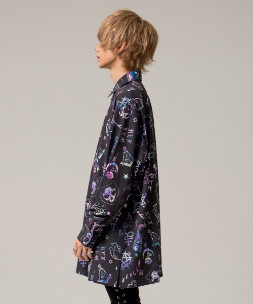 REFLEM（レフレム）の「『REFLEM/レフレム』オカルト総柄シャツ